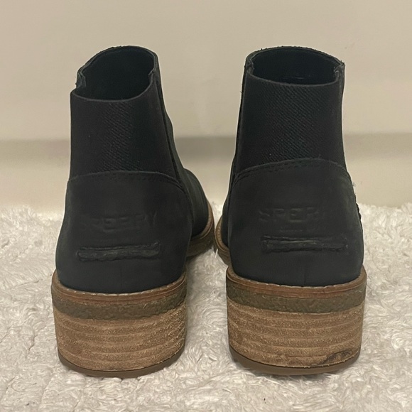 Sperry Maya Lani Leather Chelsea Boot, black size 9 - Picture 9 of 10